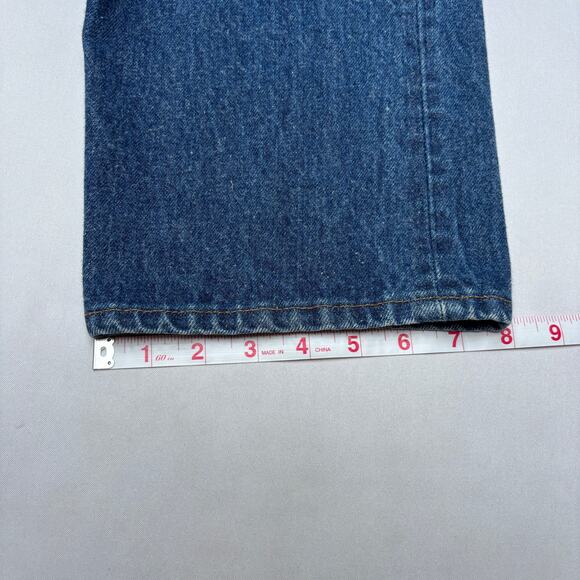 Vintage 80s Levi's 501 Straight Leg Jeans Made in USA 32x28.5 - Picture 8 of 12